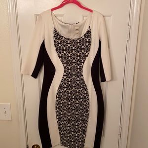 Black and white dress size 14 made by sangria